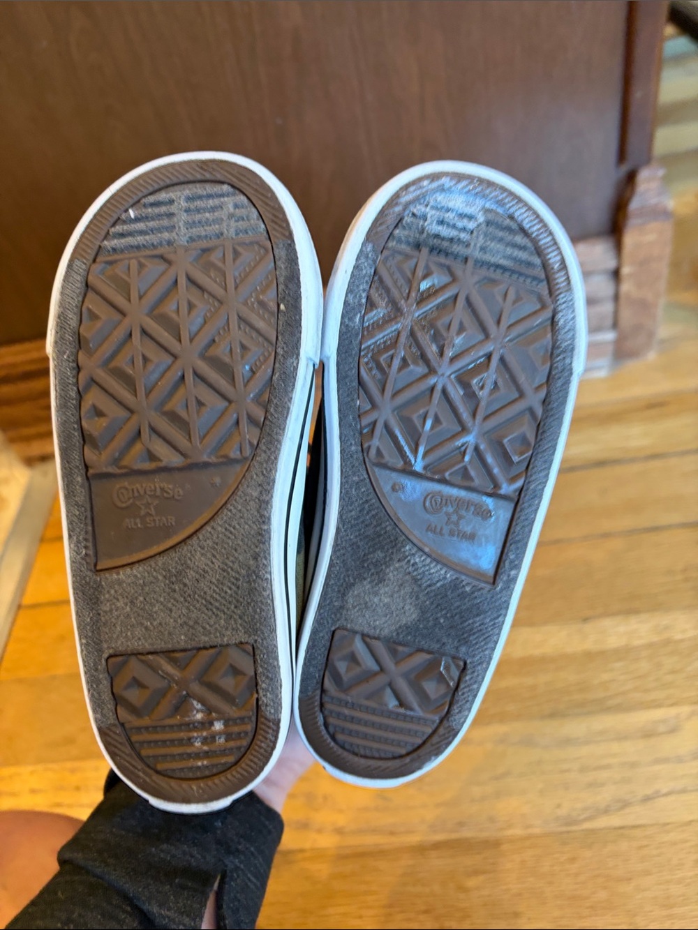 Converse Kids Olive Camo All Star High-Top Sneakers - Picture 5 of 6